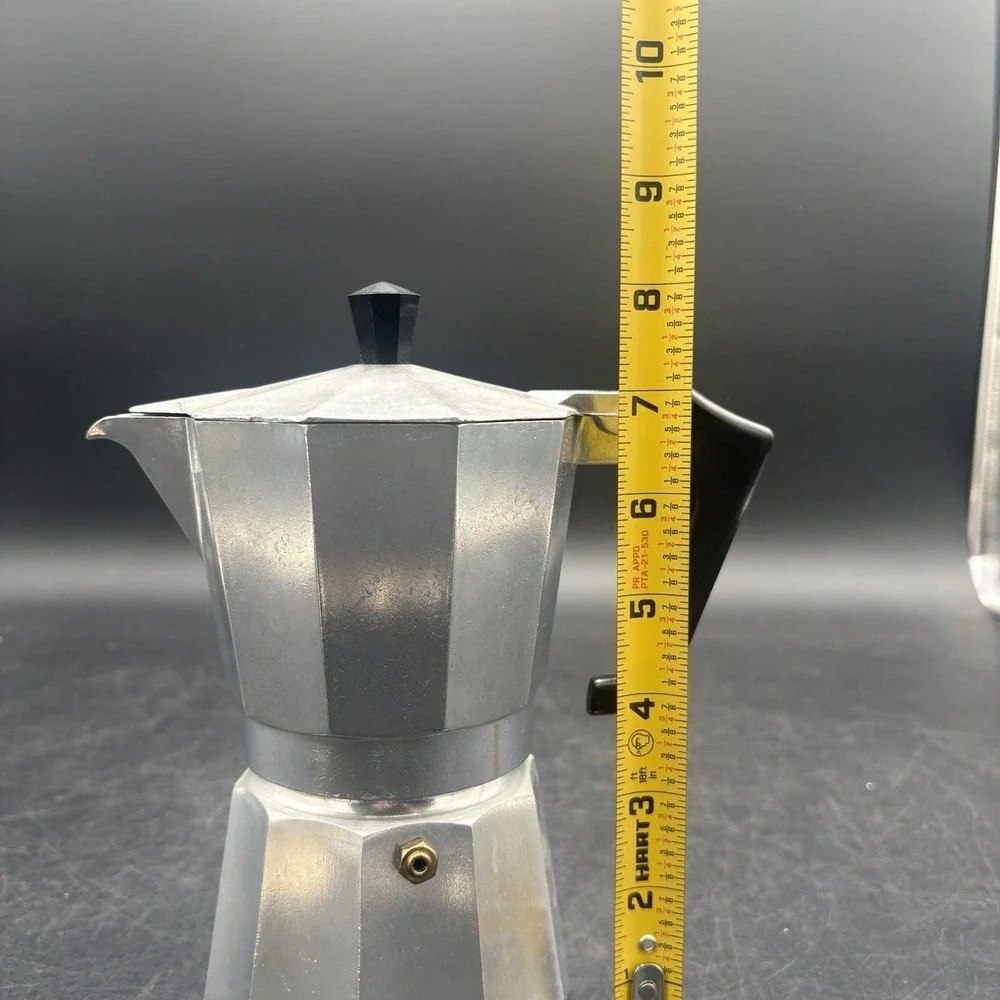 HIMARK Gourmet Coffee Espresso Maker Pot Personal Vintage Tea Italy Aluminum VTG